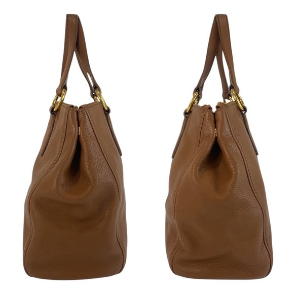 MIU MIU Brown Leather Shoulder Bag - Picture 8 of 10